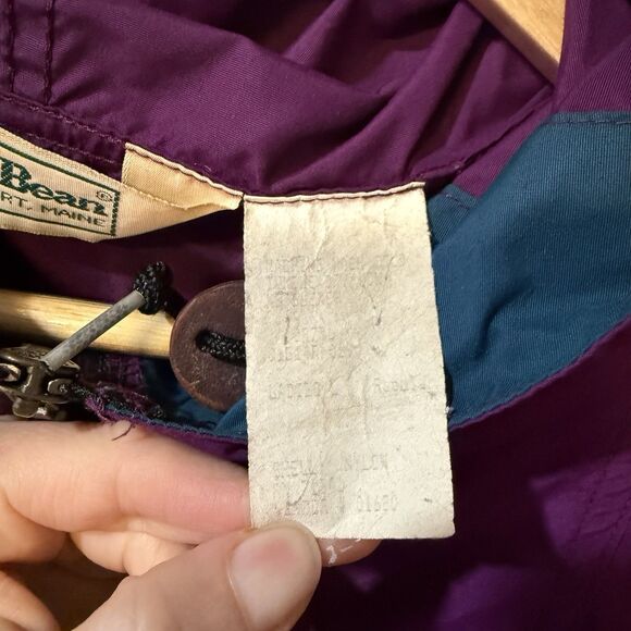 Vintage LL Bean Anorak Aztec Pattern Pullover Parka Southwestern Print Unisex XL - Picture 9 of 12